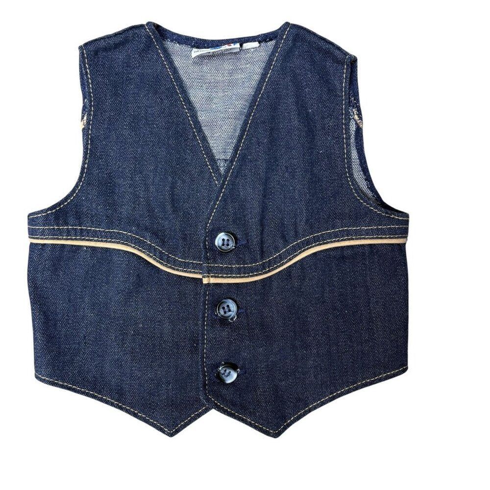 Billy The Kid Vintage Denim Vest Size 3T
